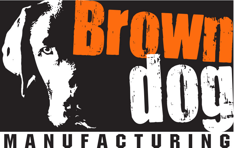 BrownDog horizontal black - orange logo